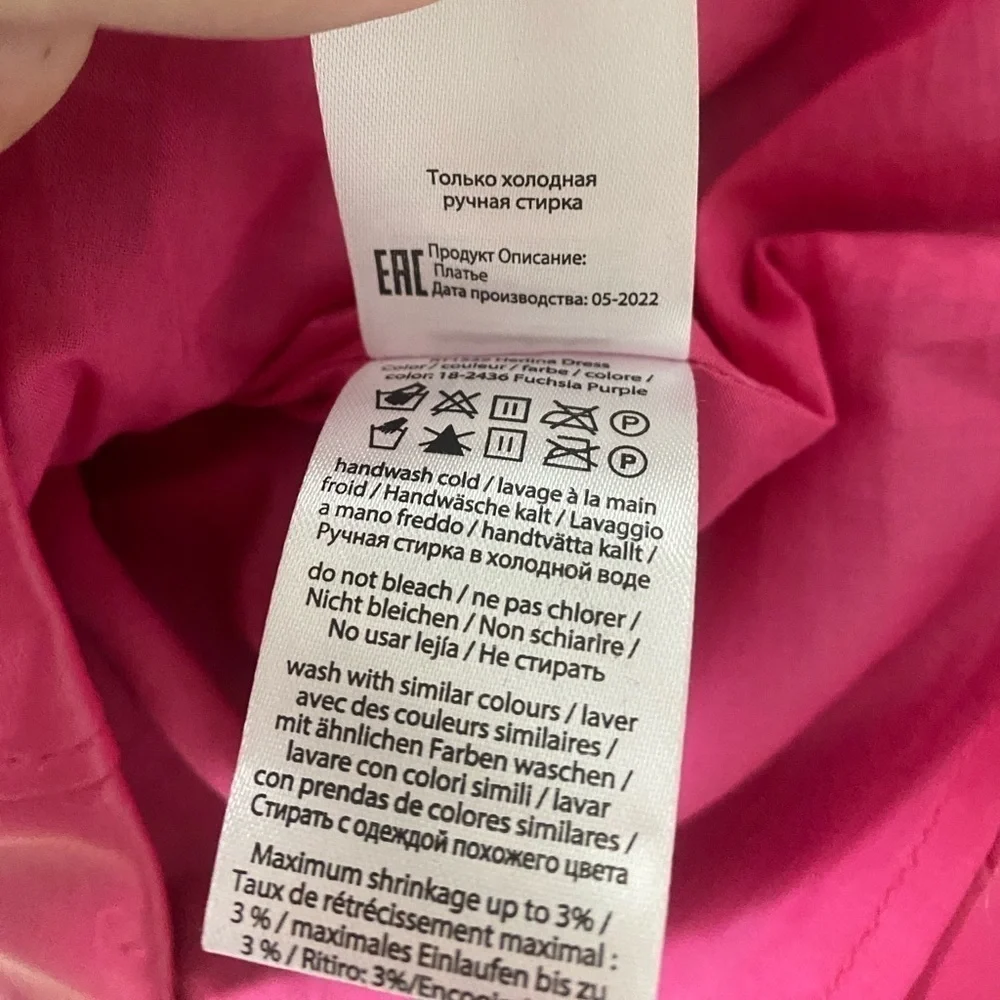 Rotate Birger Christensen Herlina Faux Leather Mini Dress Barbie Pink 90s Style